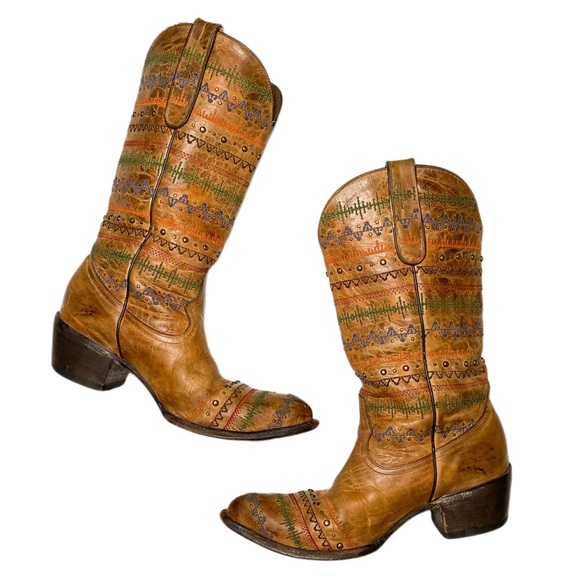 Old Gringo Embroidered Cowboy Boots - Picture 2 of 5